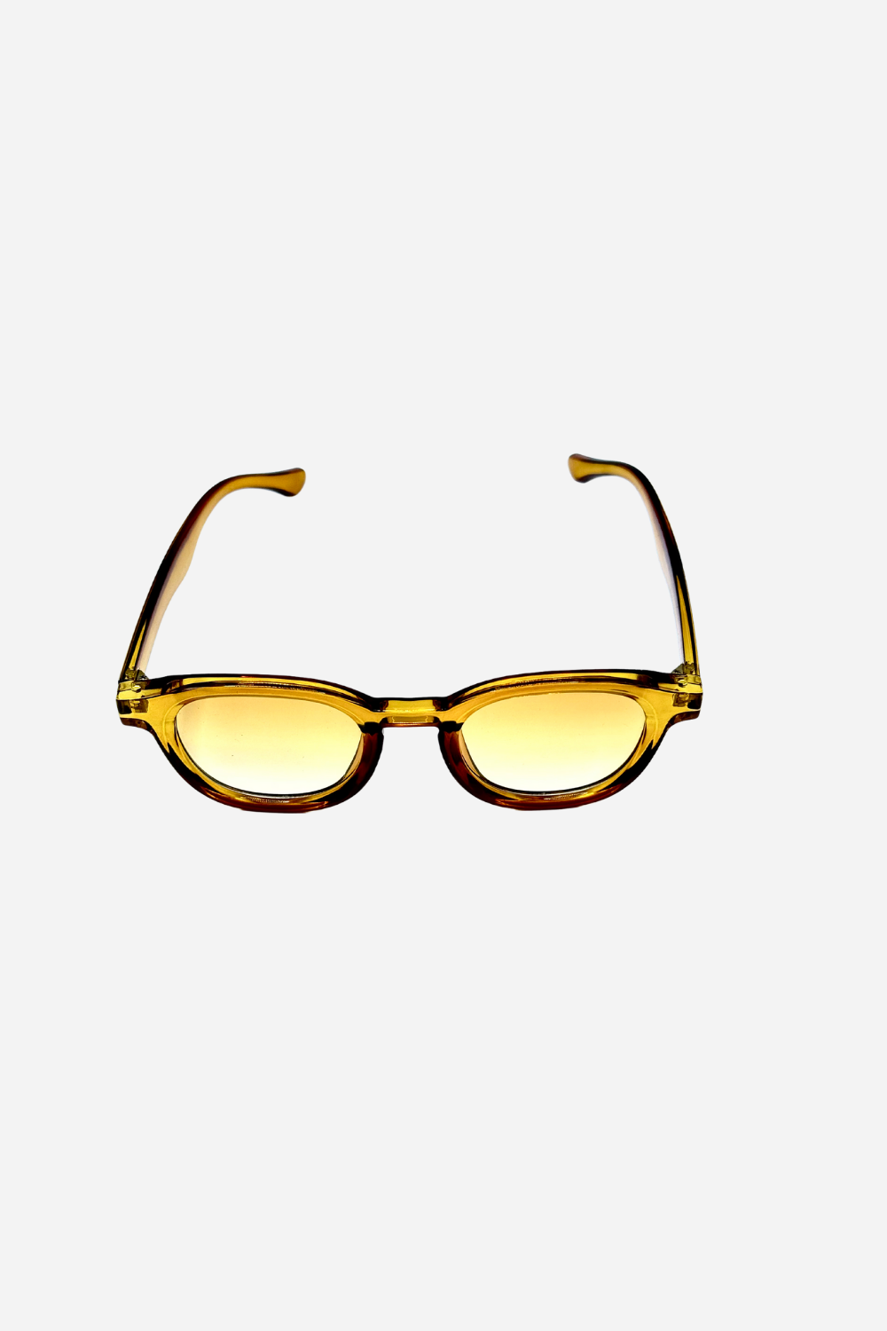 Gold Frame Glasses with Brown Gradient Lenses – Effortless Elegance