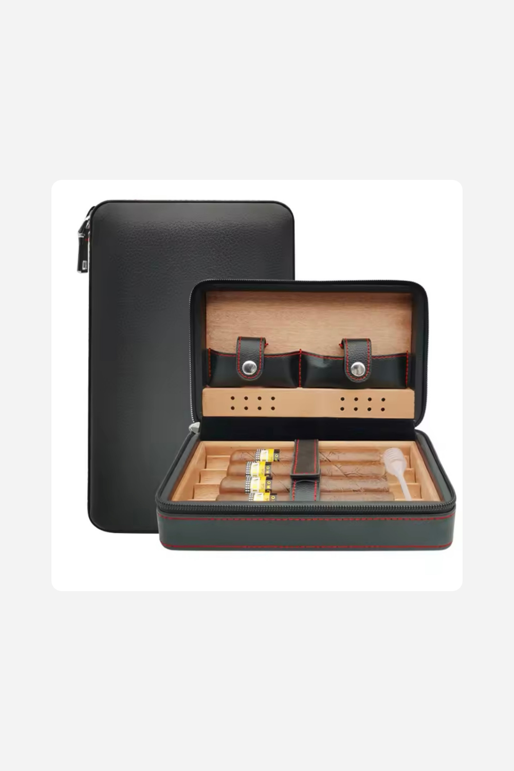 Portable Cigar Humidor – Holds Up to 8 Cigars in Style