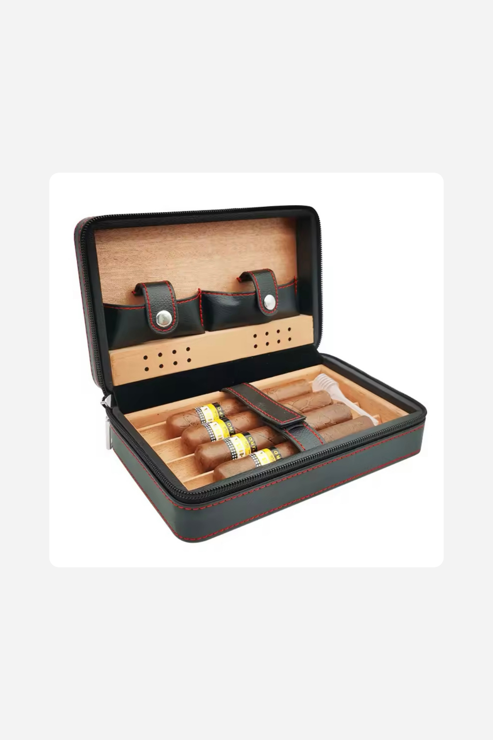 Portable Cigar Humidor – Holds Up to 8 Cigars in Style