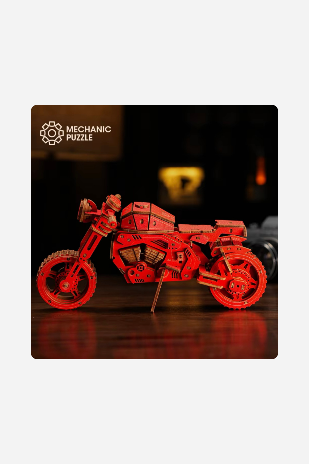 Motorcycle Wooden Puzzle – Craft and Display Your Passion