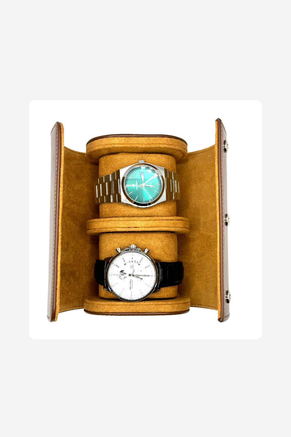 Luxury Watch Travel Case – Securely Holds 2 Watches