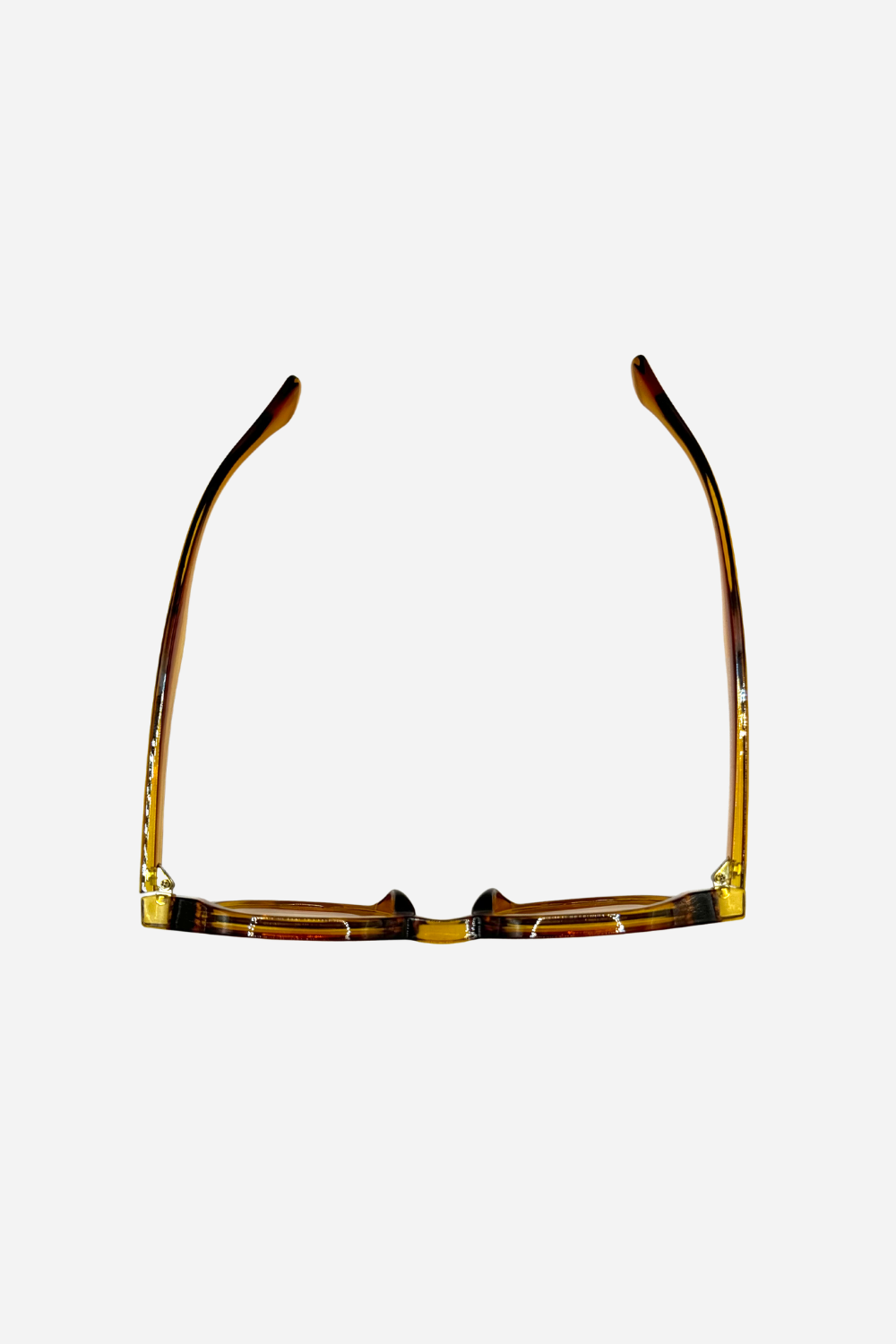 Gold Frame Glasses with Brown Gradient Lenses – Effortless Elegance