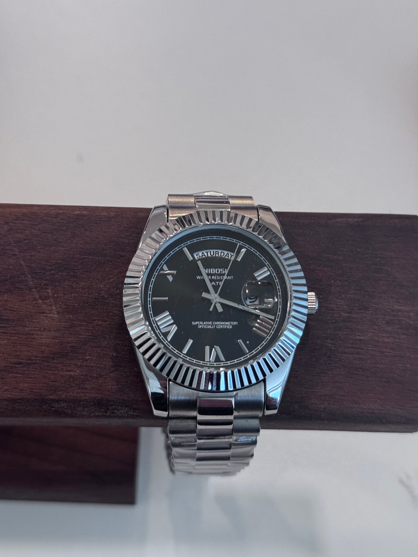 Black Dial Date Watch